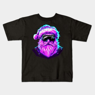 Ciberpunk Santa 2 Kids T-Shirt